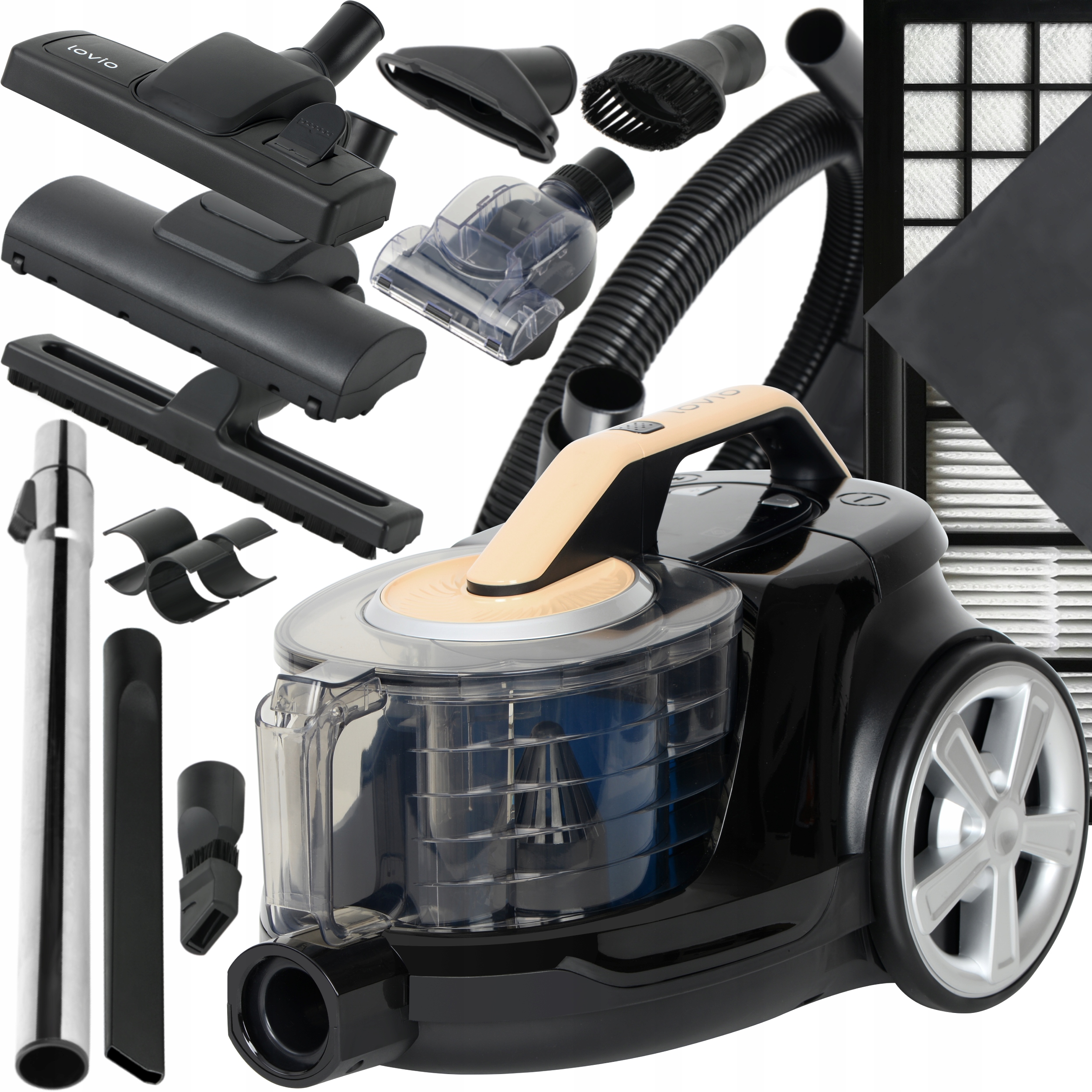 Bezvreckový cyklónový vysávač LOVIO Bezvreckový cyklónový vysávač VacuuFlex L Plus